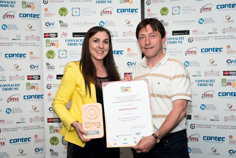 Sara O'Reilly (Mindfull Movements),John O'Reilly (Galway Catering),OMiG Awards TowHall Theatre PHOTO JULIA DUNIN (71) low-res